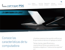 Tablet Screenshot of laptopfix.com.mx